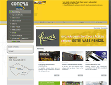 Tablet Screenshot of contra.cz